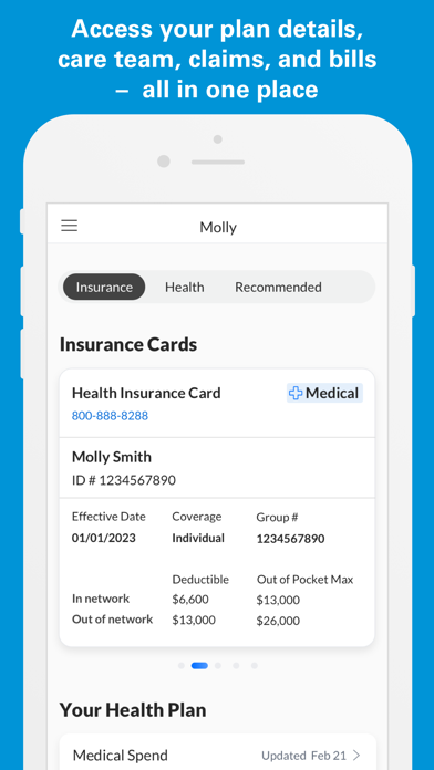 Blue Care Advisor Screenshot