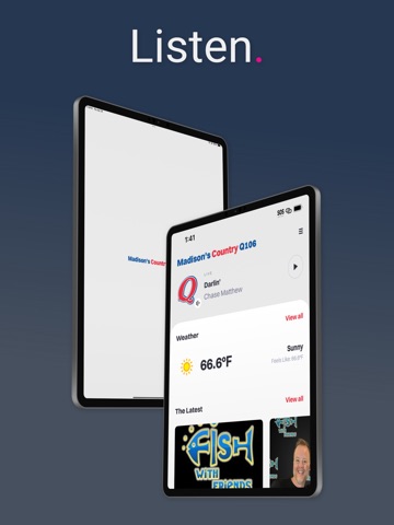 Madison's Country Q106 iPad screenshot