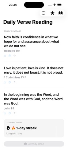 Daily Verse Reading screenshot