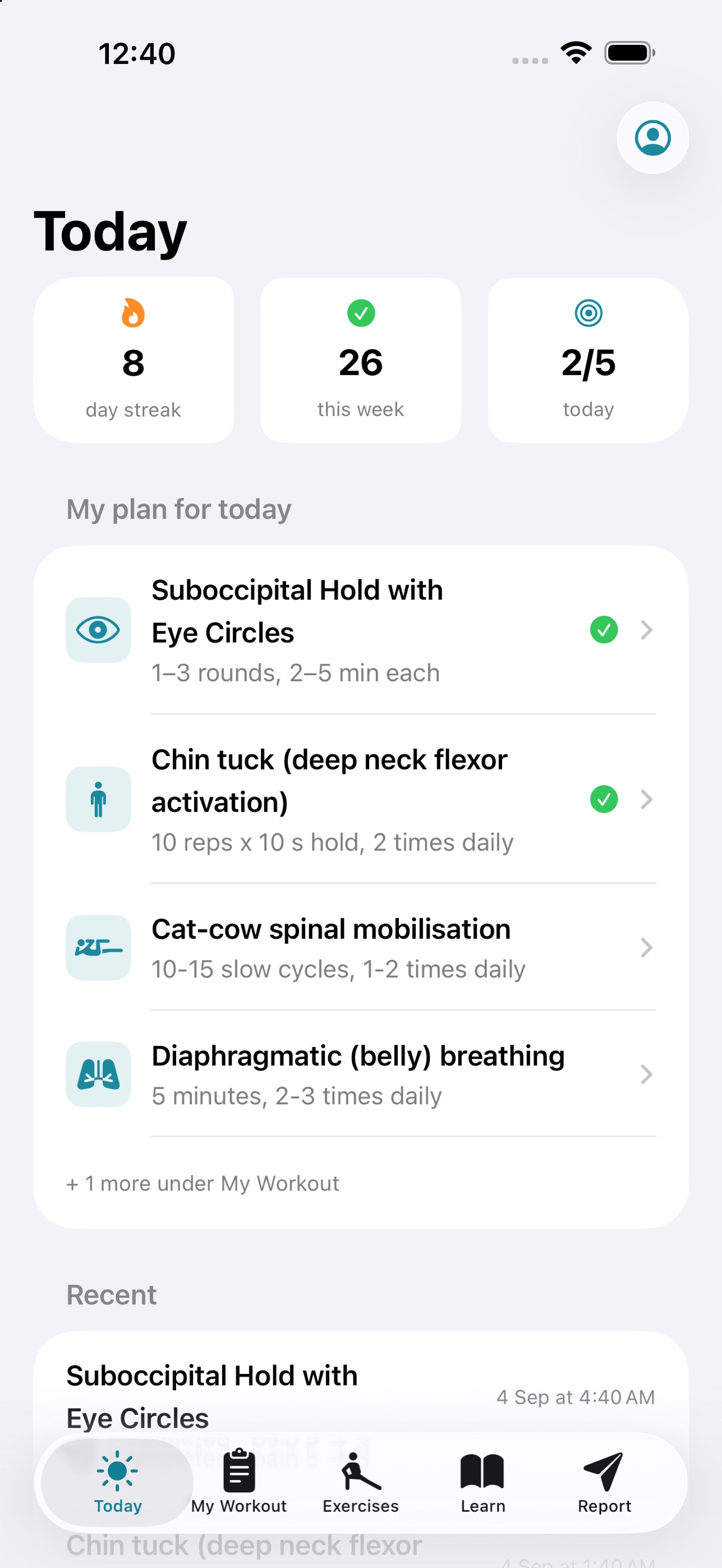 Screenshot 1 of Osteo Coach