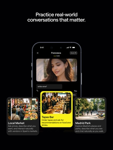 Tooter: Learn by Speaking iPad screenshot