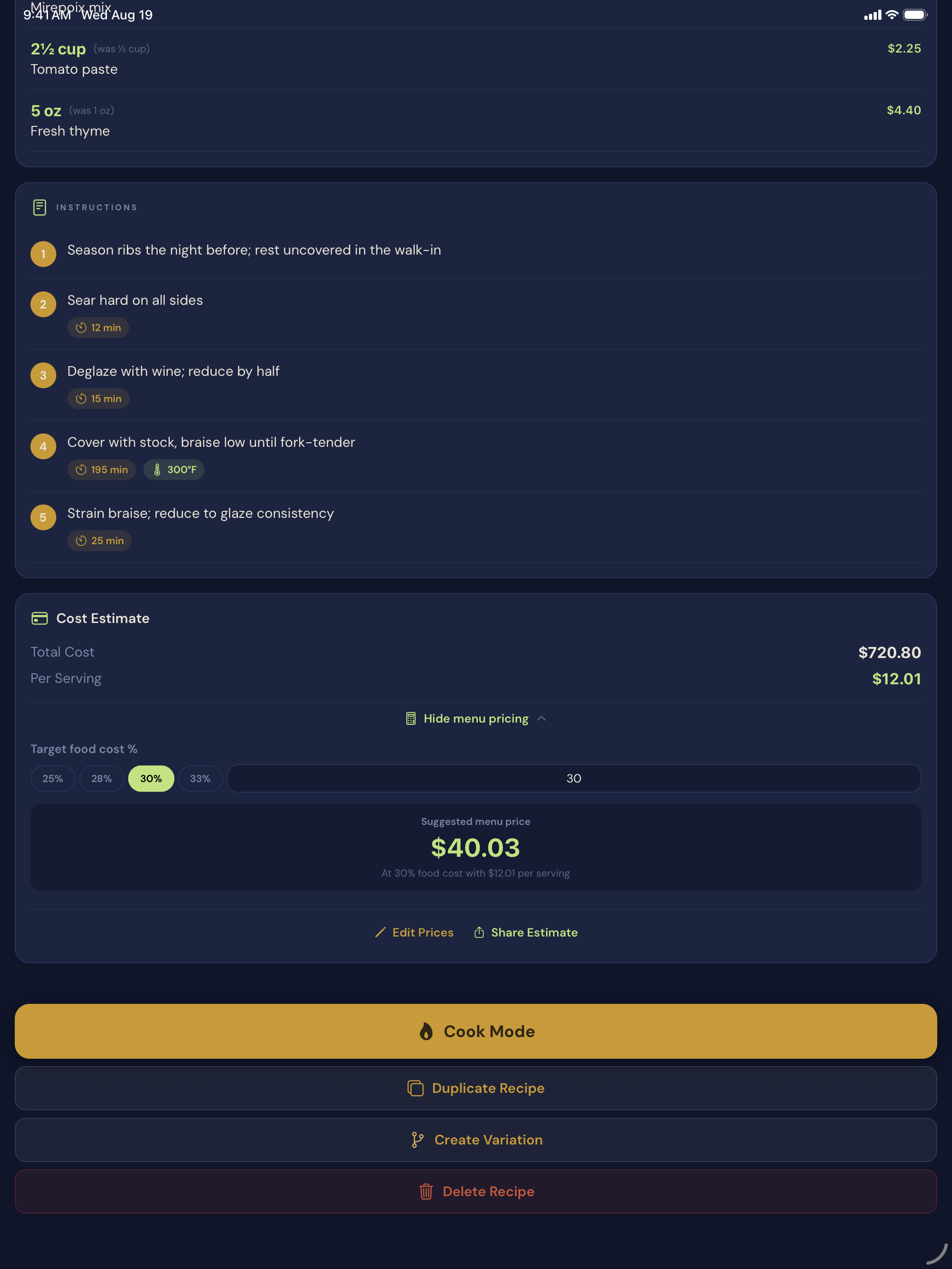 ChefScale: Recipe Scaling screenshot 12