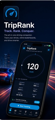 TripRank: Speed Tracker Screenshot 1 of 10