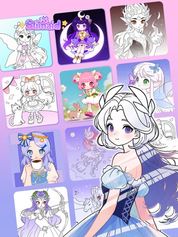 Slimaid Princess Magic Colors iPad screenshot