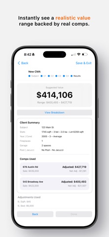 Quick CMA Screenshot 1 of 5
