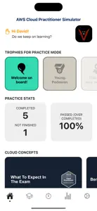 Cloud Practitioner CLF-C02 screenshot #1 for iPhone