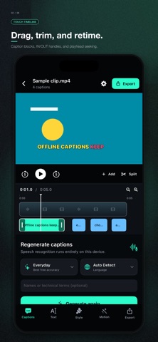 Offline AI Auto Captions Screenshot 2 of 8