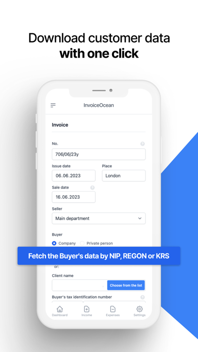 InvoiceOcean - online invoices Screenshot