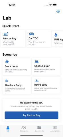 Decision Lab - Life Calculator Screenshot 2 of 6