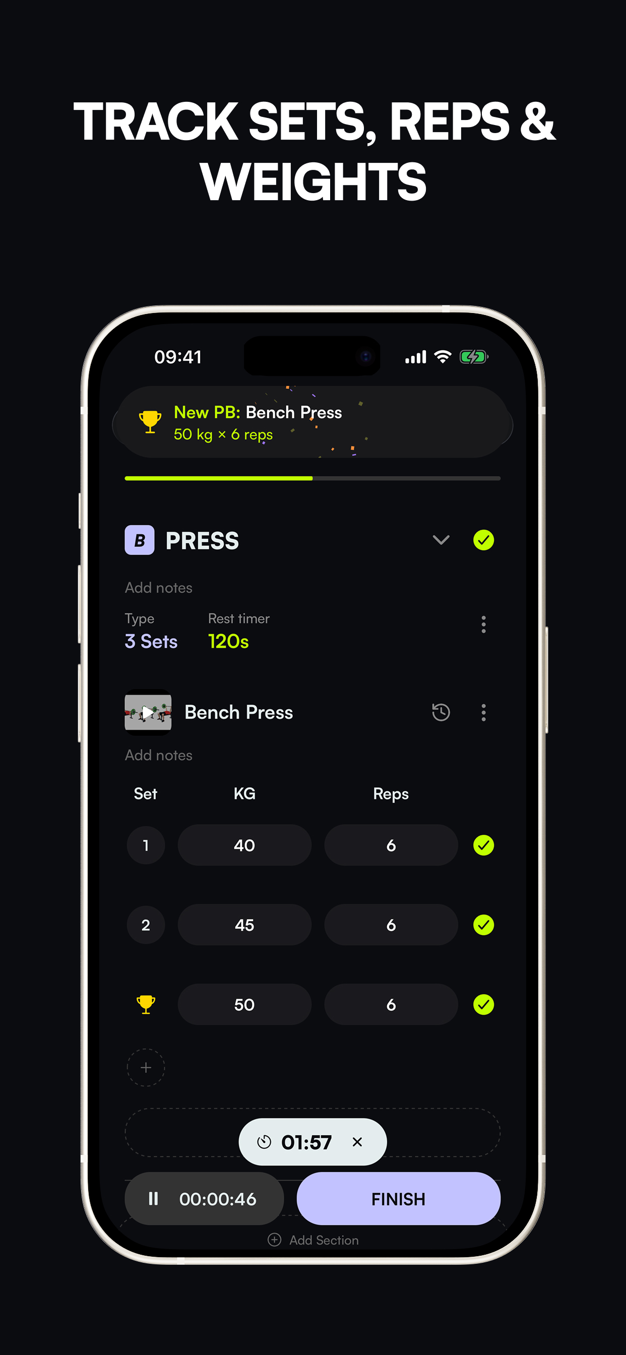 Gym Workout Tracker: GRIP screenshot 3
