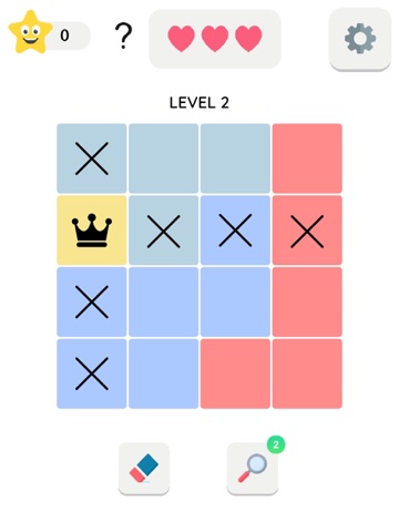 Queens Puzzle: Find the Queen iPad screenshot