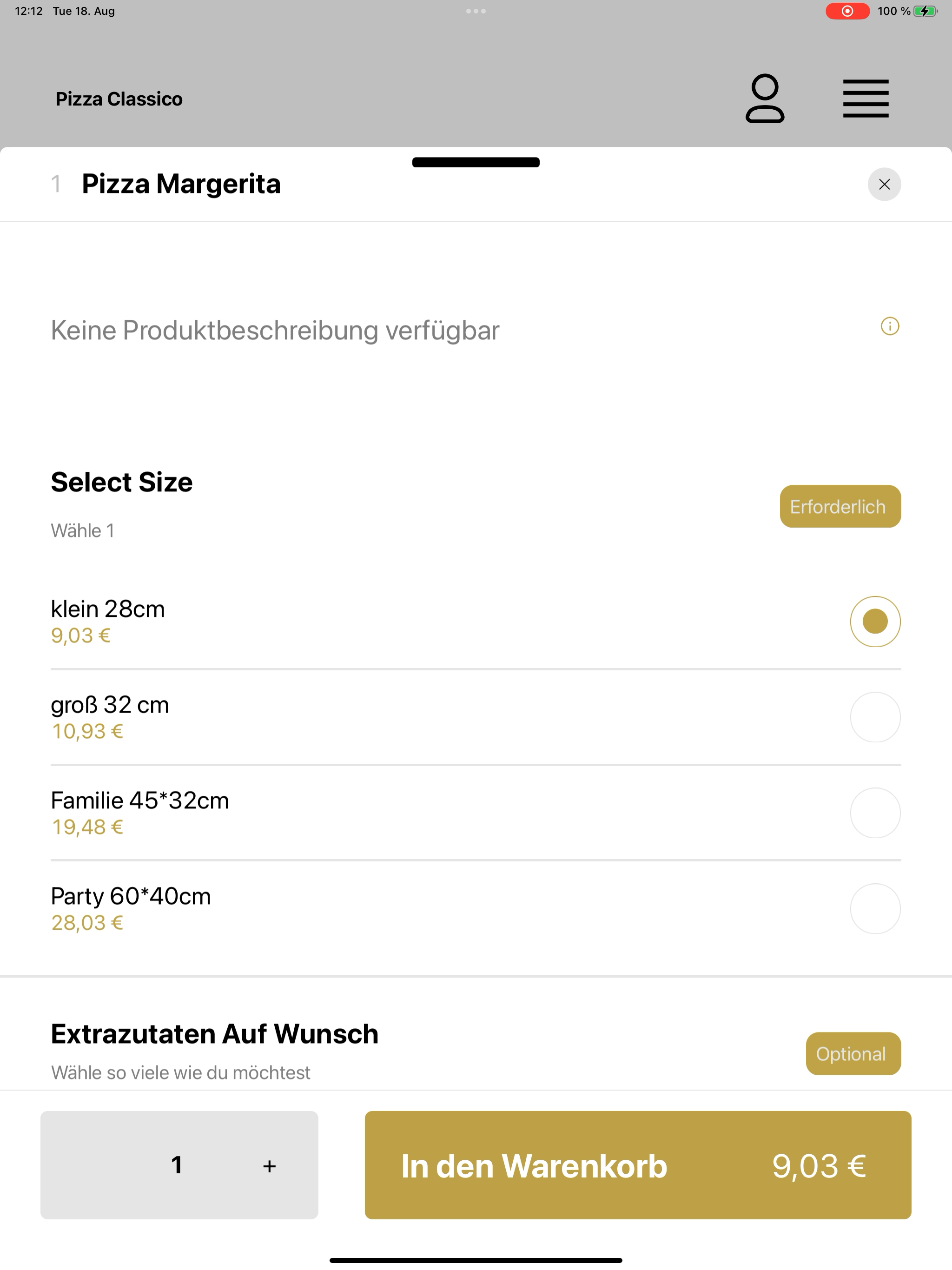 Pizza Classico screenshot 15