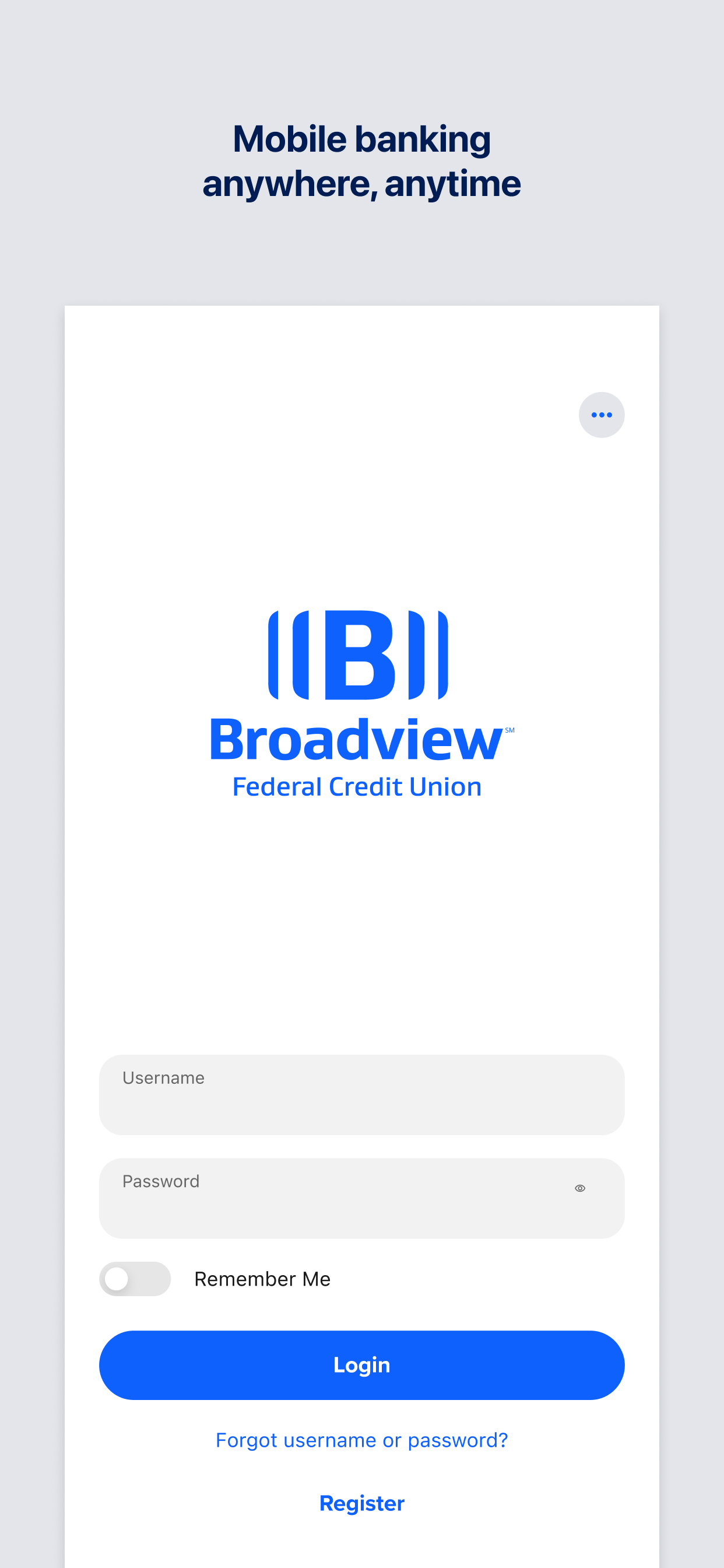 Broadview FCU Mobile App