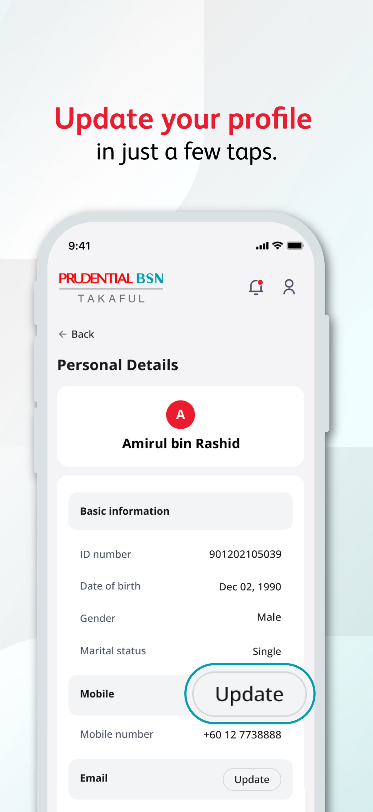 Screenshot 4 of Prudential BSN Takaful