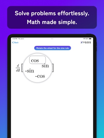 Xygos: Math in Motion. iPad screenshot