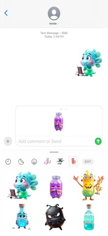 Fizzy Potion Stickers screenshot