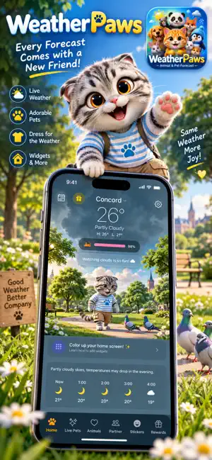 WeatherPaws: Pet Forecast screenshot 1