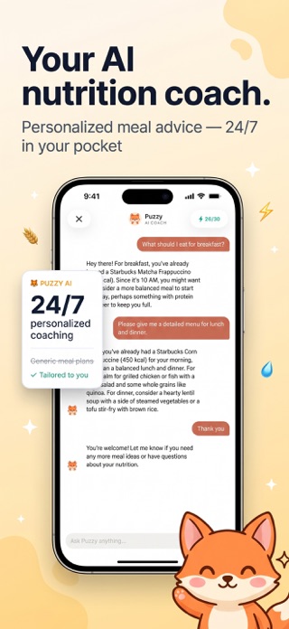Puzz AI - Calorie Tracker Screenshot 5 of 5