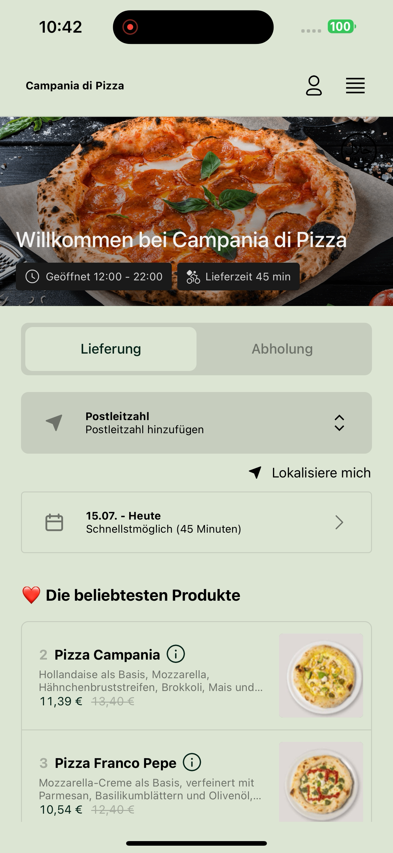 Campania di Pizza screenshot 3