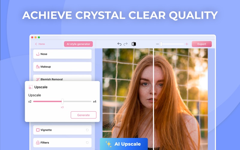 AI Face Editor: Perfect Selfie iPhone screenshot