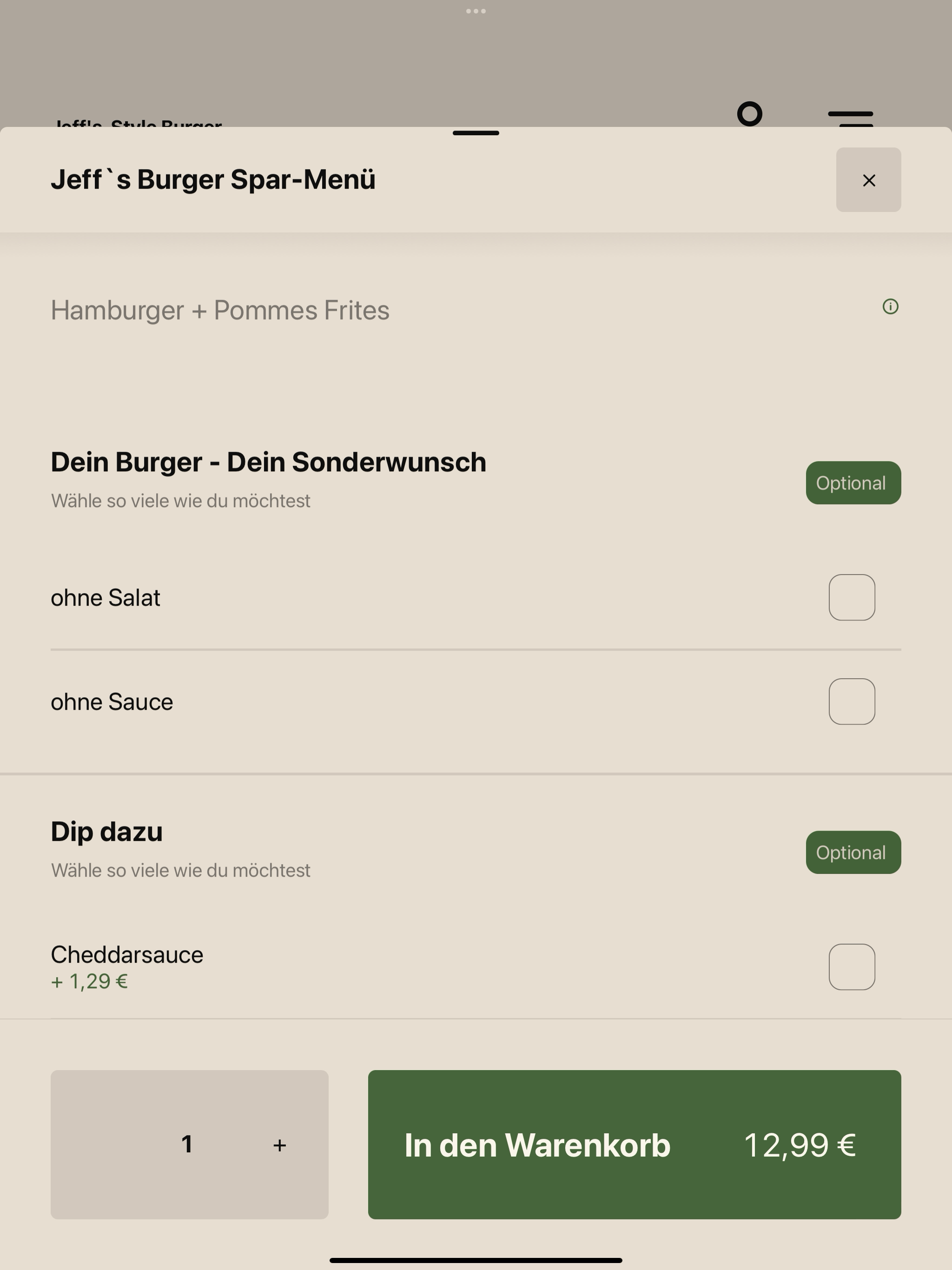 Jeff's-Style Burger