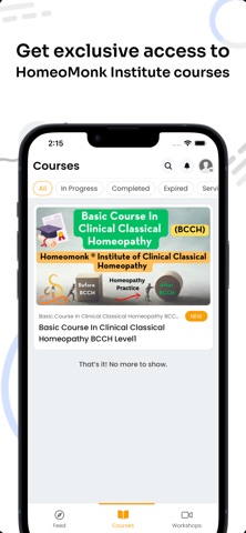 HomeoMonk Institute screenshot