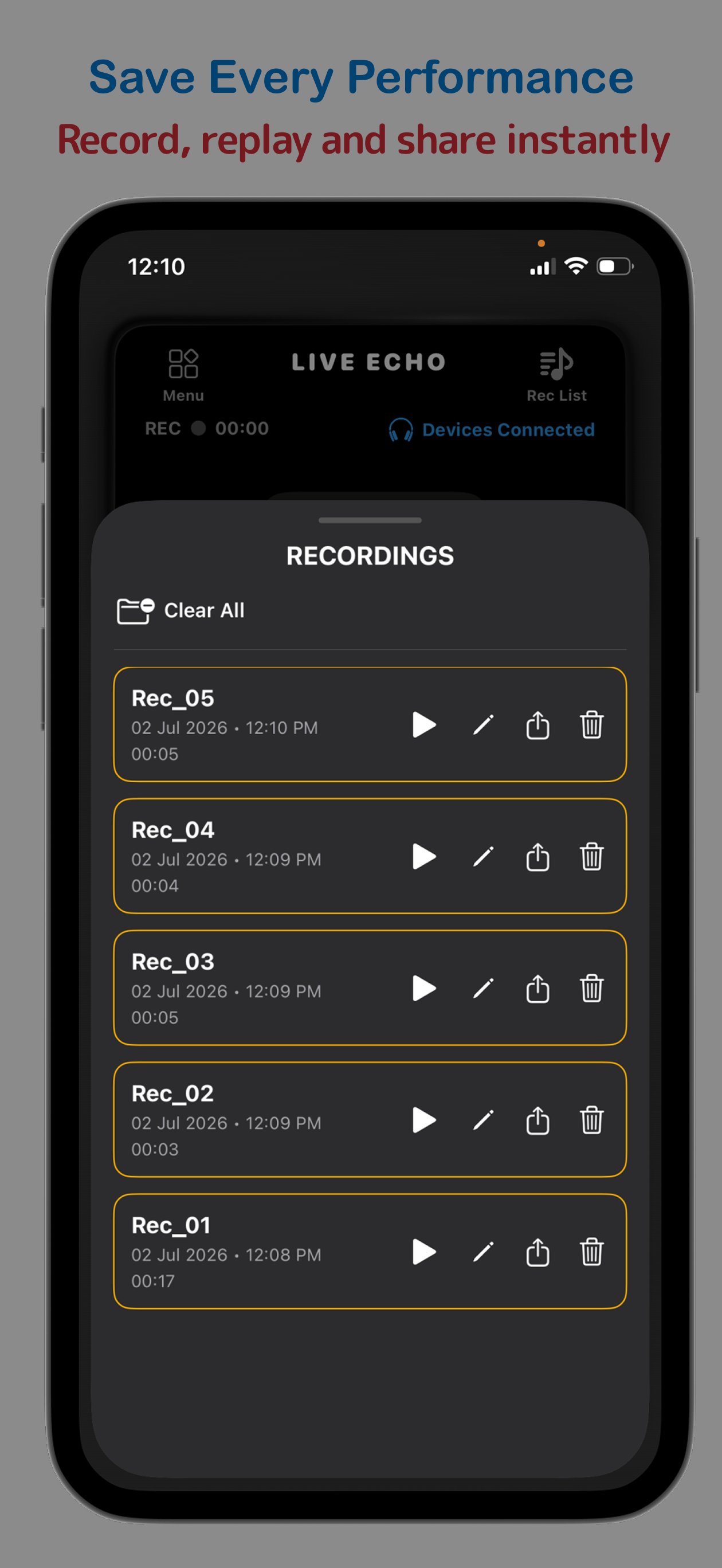 Live Echo Mic : Voice Effects screenshot 3
