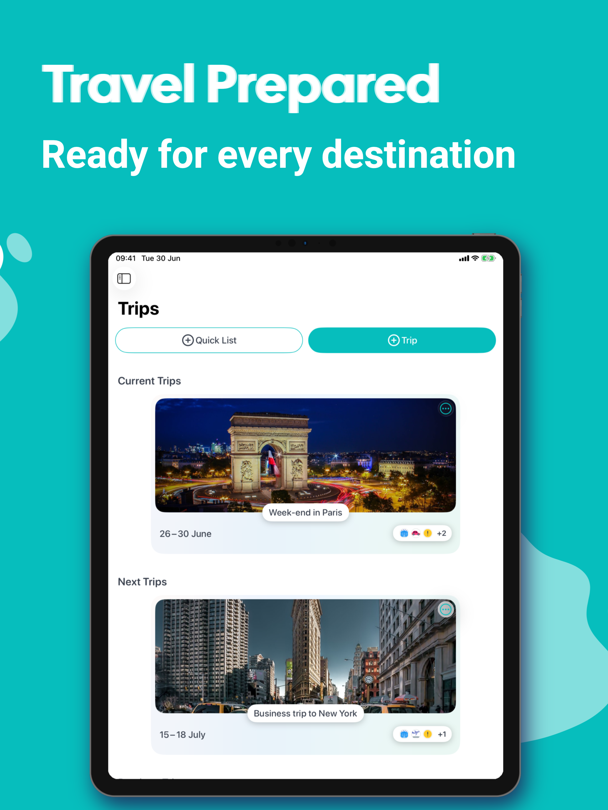 Packr Travel Packing List