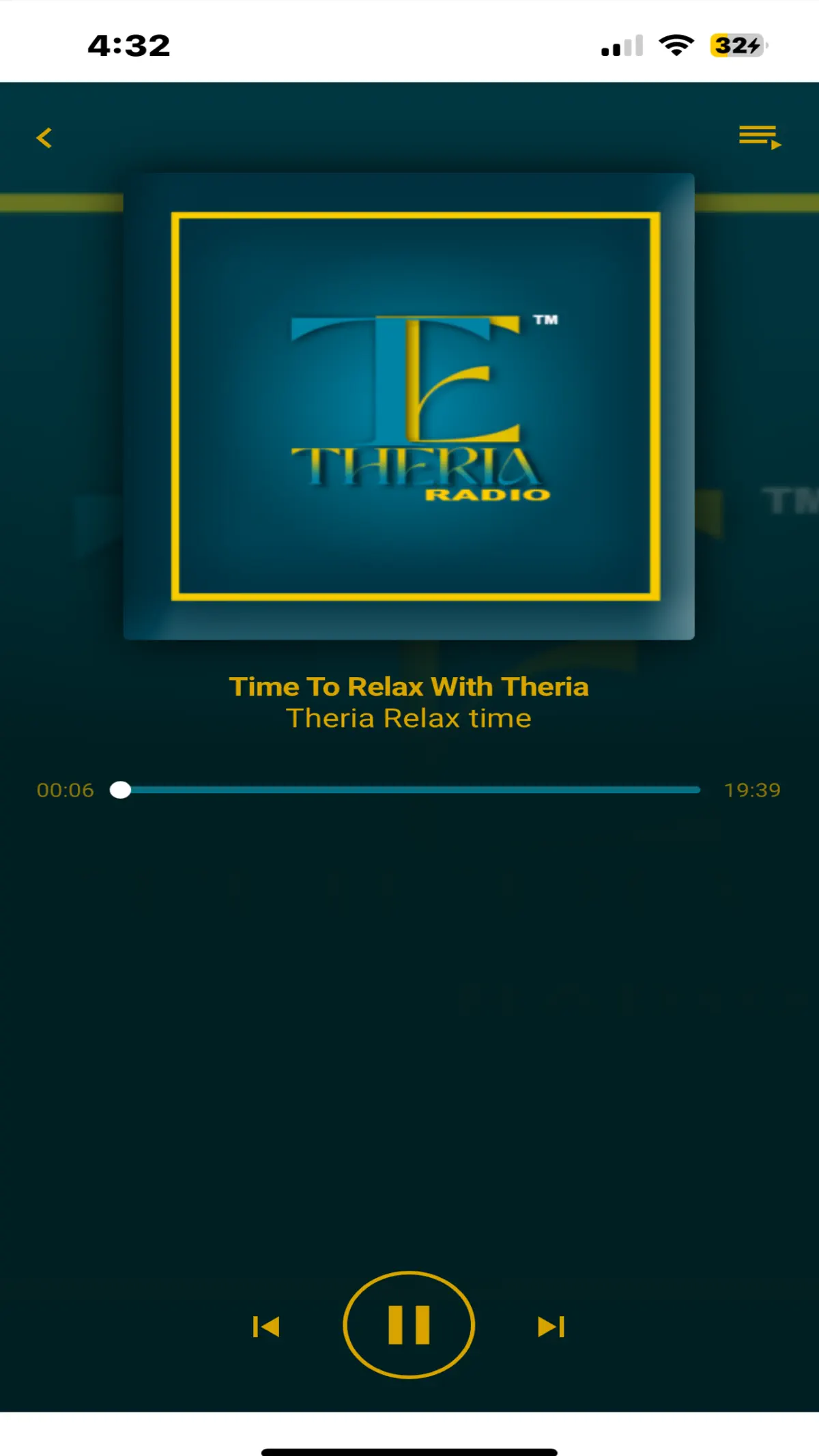 Theria Radio screenshot 2