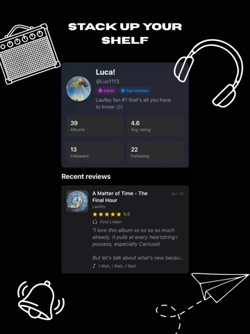 Wax - Music Discovery iPad screenshot
