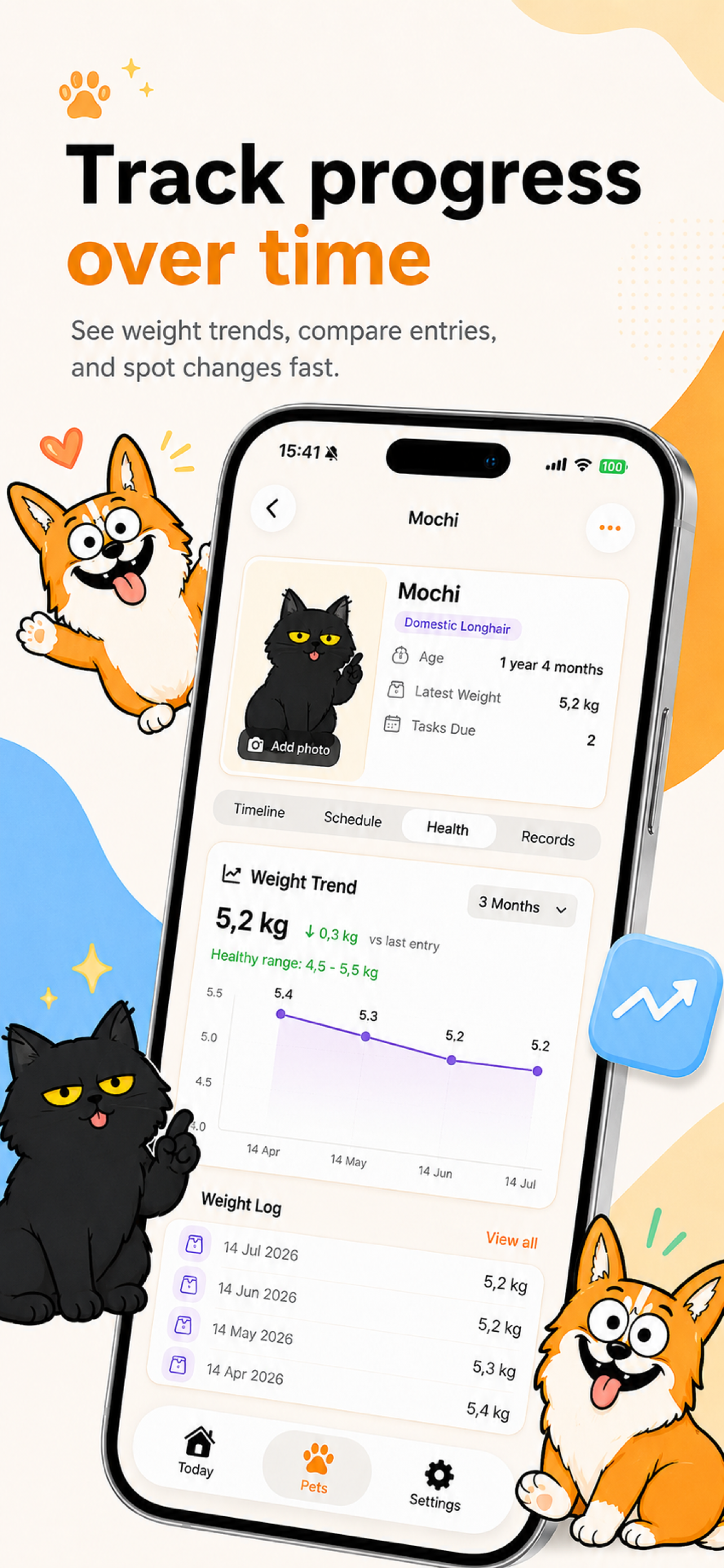 Pet Care Log & Reminders: Dote screenshot 5