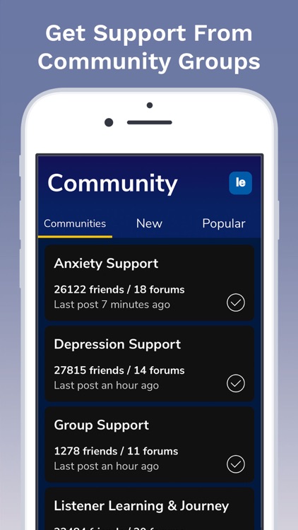 7 Cups: Online Therapy & Chat