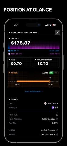 Pools: DeFi LP Tracker iPhone screenshot