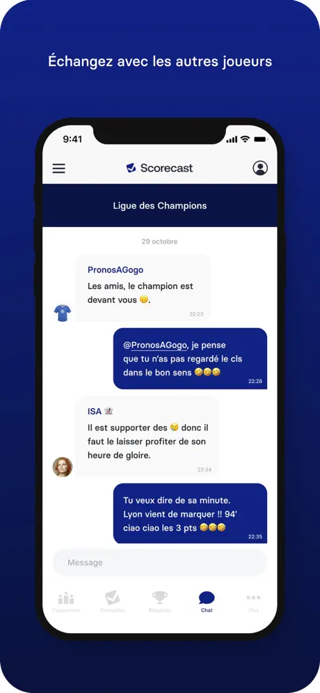 Scorecast Classique screenshot 3