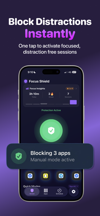 App Blocker: Mind Focus Shield Screenshot 2 of 5