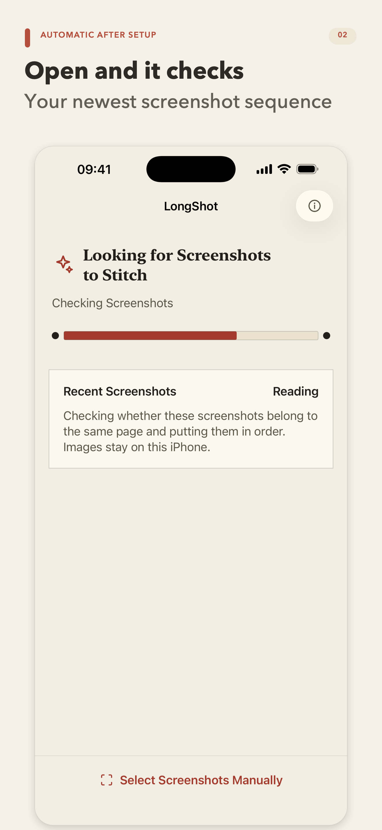 LongShot: Auto Stitcher screenshot 2