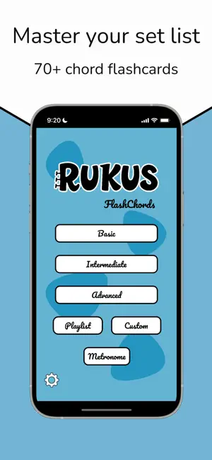 Rukus: Guitar Chord Flashcards screenshot 1