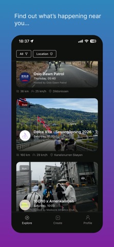 Flokk: Group Rides & Runs screenshot