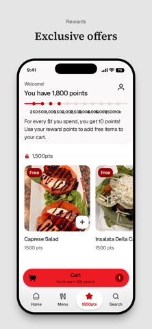 Pavesi Restaurant iPhone screenshot