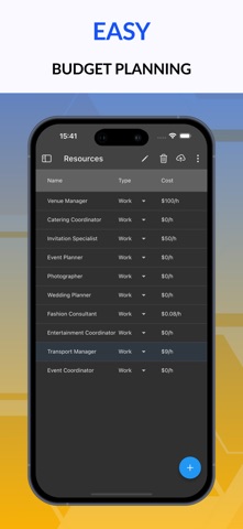 Gantt chart AI planner Ingantt iPhone screenshot