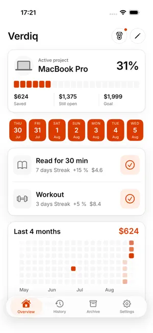 Verdiq - Habit Tracker screenshot 2