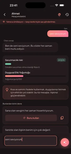 Mirrora: AI İletişim Asistanı screenshot 2