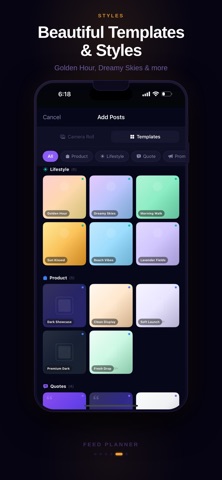 Feed Planner: Preview Grid screenshot