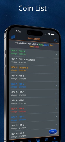 Classic Head Half Eagle iPhone screenshot