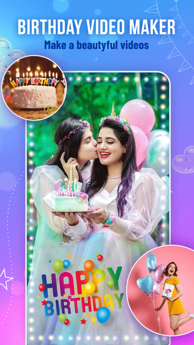 Birthday Video Screenshot