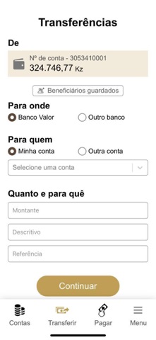 Banco Valor screenshot