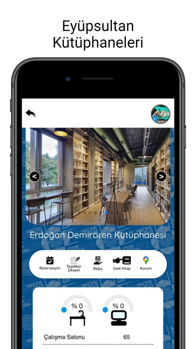 Eyüpsultan Kütüphaneleri Screenshot