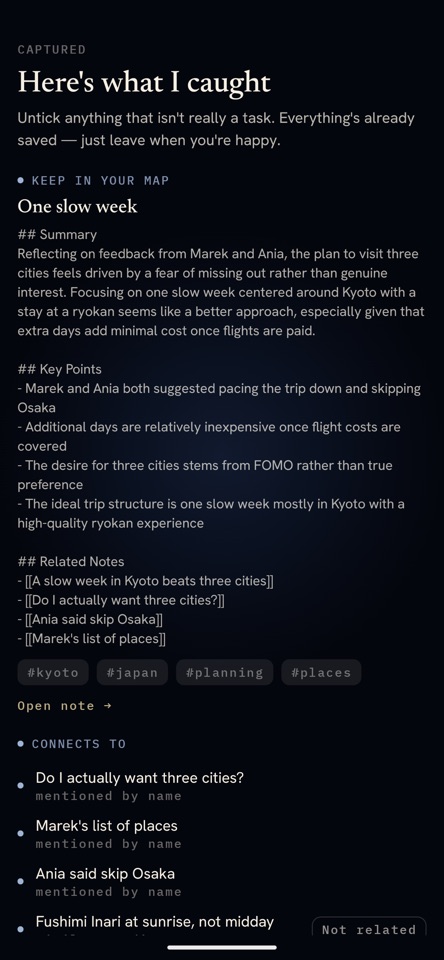 Lumeo. Your second brain screenshot 4