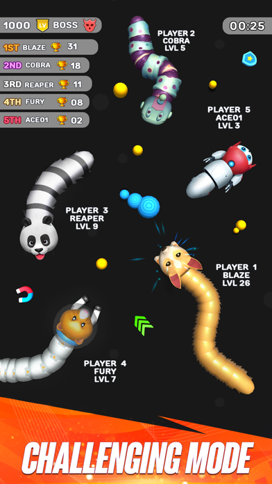Tangled Worms Clash Screenshot