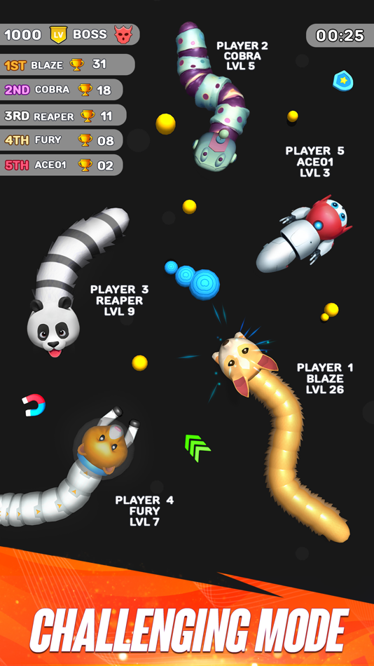 #3. Tangled Worms Clash (iOS) 由: Shahzad Latif